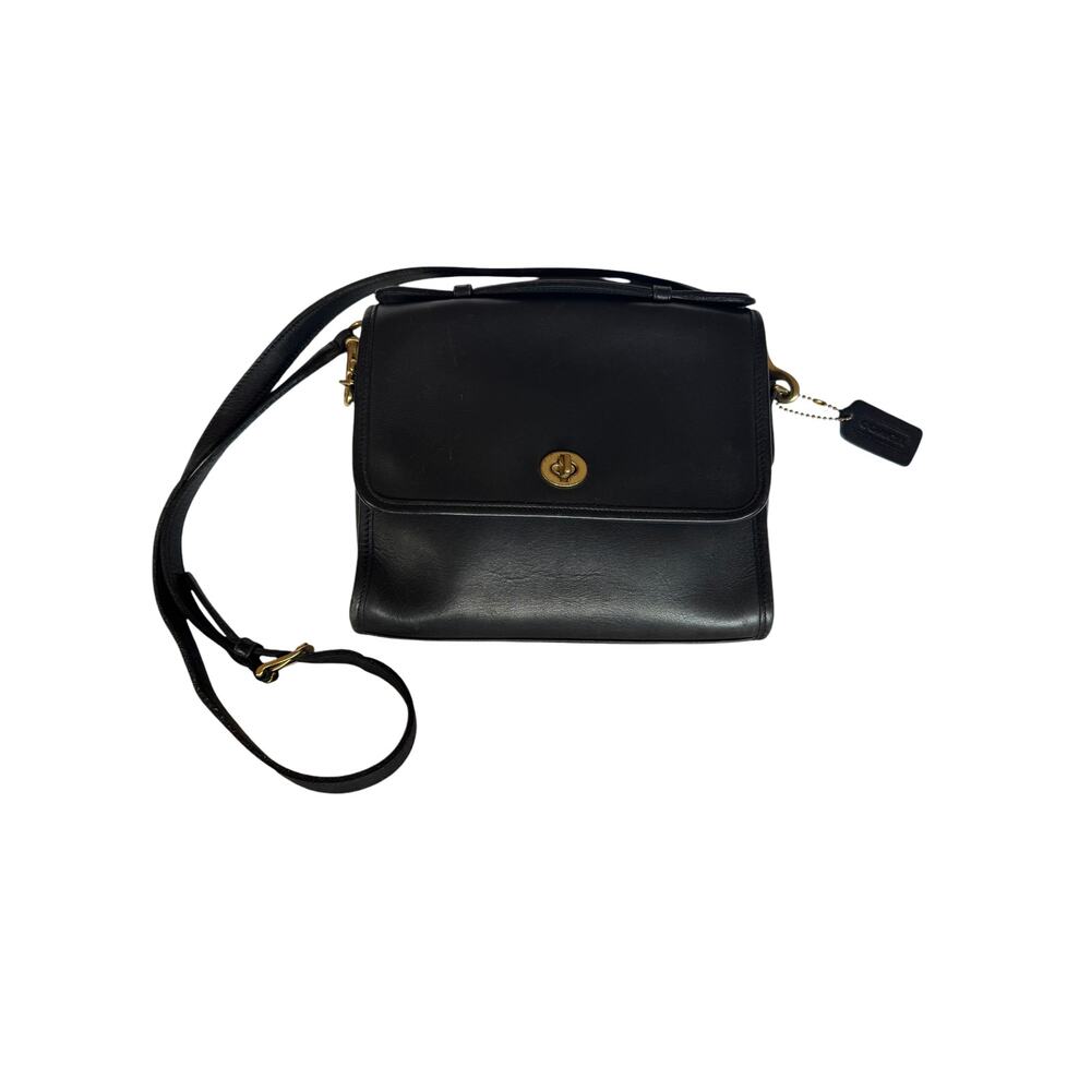 Coach Court Crossbody Bag Black